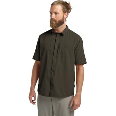 Jack Wolfskin Herren Sierra Canyon Shirt Hemd, Obsidian Moss, 3XL EU Jack Wolfskin Herren Sierra Canyon Shirt Hemd, Obsidian Moss, 3XL EU