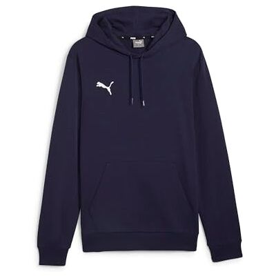 Puma Herren Teamgoal Casuals Hoody Pullover, Navy- White, L EU Puma Herren Teamgoal Casuals Hoody Pullover, Navy- White, L EU