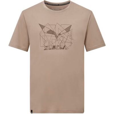 Salewa Herren Eagle Geometric T-shirt M S/S Tee, Quicksand, XXL EU Salewa Herren Eagle Geometric T-shirt M S/S Tee, Quicksand, XXL EU