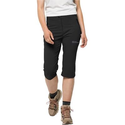 Jack Wolfskin Damen Activate Light 3/4 Pants Wanderhose, Schwarz, 34 EU Jack Wolfskin Damen Activate Light 3/4 Pants Wanderhose, Schwarz, 34 EU