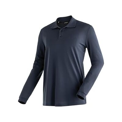 Maier Sports Herren Polo-Shirt Ulrich L/S, Langarm piqué Polohemd Maier Sports Herren Polo-Shirt Ulrich L/S, Langarm piqué Polohemd