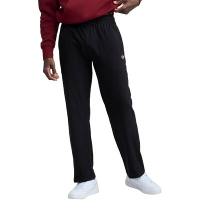 Champion Herrenhose, leichte Loungehose mit offenem Saum für Herren, Jersey-Hose (Normal- oder Übergroßen), Groß Champion Herrenhose, leichte Loungehose mit offenem Saum für Herren, Jersey-Hose (Normal- oder Übergroßen), Groß