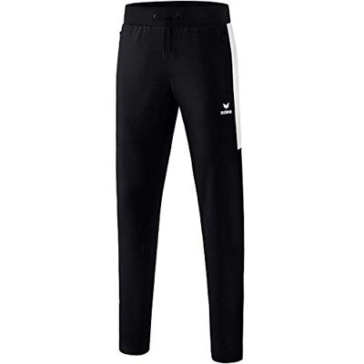 Erima Herren Squad Arbeits Trainingshose (1102004), schwarz/weiß, S Erima Herren Squad Arbeits Trainingshose (1102004), schwarz/weiß, S