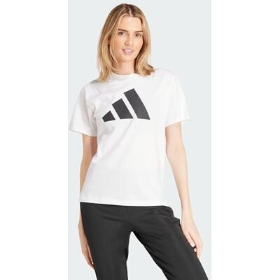 Adidas Damen PWR 3 Graphic Tee, White, XS Adidas Damen PWR 3 Graphic Tee, White, XS