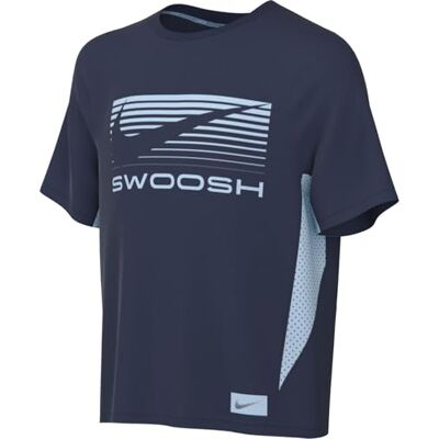 NIKE Jungen Df Multi Ss Gx Love T-Shirt, Midnight Navy/Celestine Blue, 10/12 Jahre NIKE Jungen Df Multi Ss Gx Love T-Shirt, Midnight Navy/Celestine Blue, 10/12 Jahre