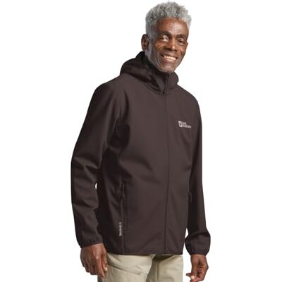 Jack Wolfskin Herren Bornberg Hoody M, Peat, L EU Jack Wolfskin Herren Bornberg Hoody M, Peat, L EU