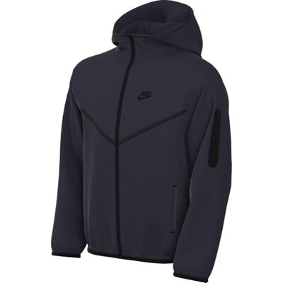 NIKE Sportswear Tech Fleece Kapuzenjacke Für Ältere Kinder, Obsidian/Schwarz/Schwarz, HV5867-453, S NIKE Sportswear Tech Fleece Kapuzenjacke Für Ältere Kinder, Obsidian/Schwarz/Schwarz, HV5867-453, S