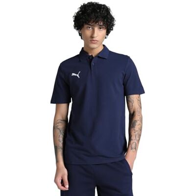 Puma Herren Teamgoal Casuals Poloshirt, Navy- White, M EU Puma Herren Teamgoal Casuals Poloshirt, Navy- White, M EU