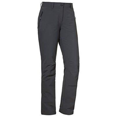 Schöffel Damen Pants Engadin, Outdoor Hose, strapazierfähige Wanderhose für Frauen, Wasserabweisende Damen Hose mit sportlichem Schnitt, Charcoal, 18 Schöffel Damen Pants Engadin, Outdoor Hose, strapazierfähige Wanderhose für Frauen, Wasserabweisende Damen Hose mit sportlichem Schnitt, Charcoal, 18