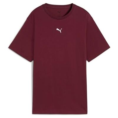 Puma Unisex Relaxed Tees, Rubinschimmer, XS EU Puma Unisex Relaxed Tees, Rubinschimmer, XS EU