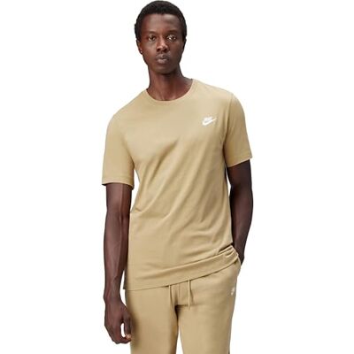 NIKE Sportswear Club Herren-T-Shirt, Parachute Beige, AR4997-297, 3XL NIKE Sportswear Club Herren-T-Shirt, Parachute Beige, AR4997-297, 3XL