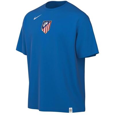 NIKE Atlético Madrid Total 90 Fußball-T-Shirt Für Herren, Photo Blue, HV4916-406, XL NIKE Atlético Madrid Total 90 Fußball-T-Shirt Für Herren, Photo Blue, HV4916-406, XL
