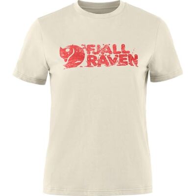 Fjällräven Damen Lush Logo T-Shirt, Chalk White, L Fjällräven Damen Lush Logo T-Shirt, Chalk White, L