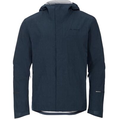 VAUDE Herren 2,5-Lagen Regenjacke Yaras Rain Jacket II, wasser- und winddicht, elastisch und atmungsaktiv; mit Unterarm-Ventilation, dark sea, L VAUDE Herren 2,5-Lagen Regenjacke Yaras Rain Jacket II, wasser- und winddicht, elastisch und atmungsaktiv; mit Unterarm-Ventilation, dark sea, L