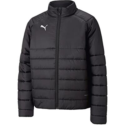 Puma Unisex Kinder Teamliga Padded Jacket Jr Zip Gepolsterte, Schwarz, 152 EU Puma Unisex Kinder Teamliga Padded Jacket Jr Zip Gepolsterte, Schwarz, 152 EU