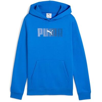 Puma Jungen Logo Lab Hoodie FL B Sweatshirt, Bergblau, 164 EU Puma Jungen Logo Lab Hoodie FL B Sweatshirt, Bergblau, 164 EU