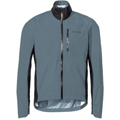 VAUDE Herren sportive Regenjacke Kuro Rain Jacket, kleines & leichtes Packmaß, wasser- und winddicht, atmungsaktiv, Passform: Slim fit, heron, L VAUDE Herren sportive Regenjacke Kuro Rain Jacket, kleines & leichtes Packmaß, wasser- und winddicht, atmungsaktiv, Passform: Slim fit, heron, L