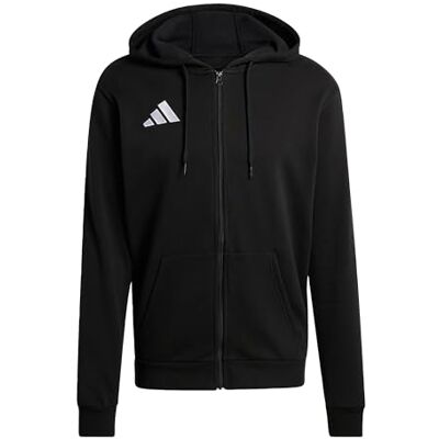 Adidas Herren Entrada26 Full Zip Hoodie Sweatshirt, Black/White, XXL Adidas Herren Entrada26 Full Zip Hoodie Sweatshirt, Black/White, XXL