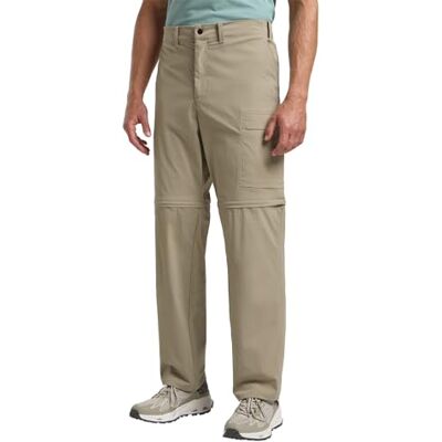 Jack Wolfskin Herren Wagami Zip Off Pants M Wanderhose, Stone, 56 EU Jack Wolfskin Herren Wagami Zip Off Pants M Wanderhose, Stone, 56 EU