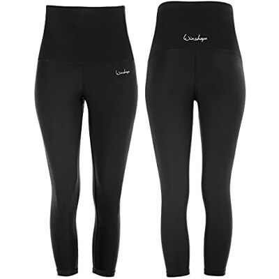 WINSHAPE Damen Functional Power Shape 7/8-tights „high Waist“ Hwl302, Schwarz, Slim Style Leggings, Schwarz, M EU WINSHAPE Damen Functional Power Shape 7/8-tights „high Waist“ Hwl302, Schwarz, Slim Style Leggings, Schwarz, M EU