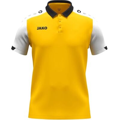 JAKO Unisex Poloshirt Dynamic, gelb/weiß/schwarz, XXL JAKO Unisex Poloshirt Dynamic, gelb/weiß/schwarz, XXL