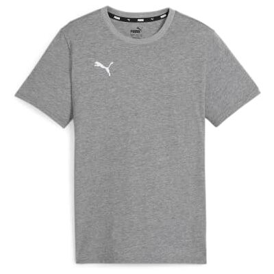 Puma Unisex Teamgoal Casuals Tee Jr T-Shirt, Medium Grey Heather- White, 152 EU Puma Unisex Teamgoal Casuals Tee Jr T-Shirt, Medium Grey Heather- White, 152 EU