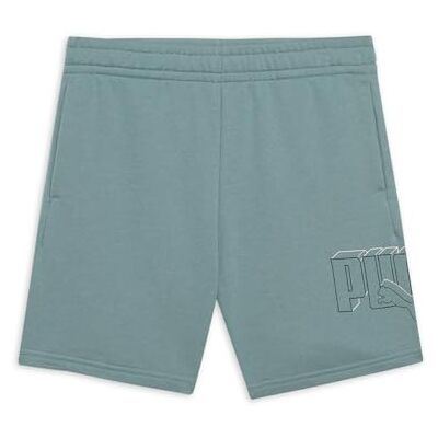 Puma Jungen ESS Logo LAB Execution Shorts TR B Gestrickte Shorts, Green Moon, Puma Jungen ESS Logo LAB Execution Shorts TR B Gestrickte Shorts, Green Moon,