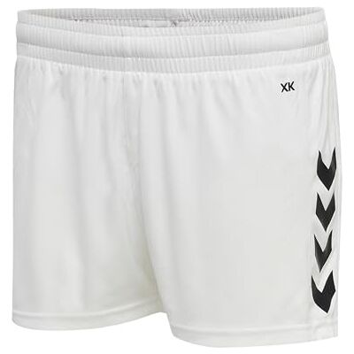 hummel Damen Hmlcore Xk Poly Woman Shorts, Weiß, M EU hummel Damen Hmlcore Xk Poly Woman Shorts, Weiß, M EU