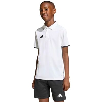 Adidas Unisex Kinder Entrada26 Polo Kids Shirt, White/Black, 11-12 Years Adidas Unisex Kinder Entrada26 Polo Kids Shirt, White/Black, 11-12 Years