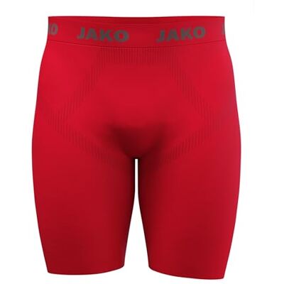 JAKO Unisex Short Tights Seamless, rot, XS JAKO Unisex Short Tights Seamless, rot, XS