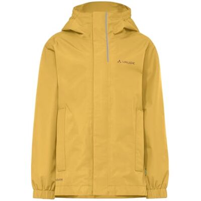 VAUDE Kids Escape Light IV, Kinder Regenjacke, wasser- & winddichte Outdoor-Jacke, atmungsaktiver Windbreaker mit Kapuze, savanna, 122-128 VAUDE Kids Escape Light IV, Kinder Regenjacke, wasser- & winddichte Outdoor-Jacke, atmungsaktiver Windbreaker mit Kapuze, savanna, 122-128