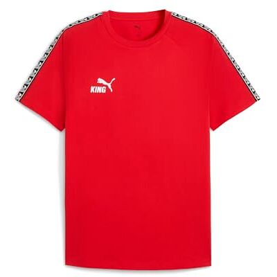 Puma teamKING T-Shirt rotweiss, 3XL Herren Puma teamKING T-Shirt rotweiss, 3XL Herren