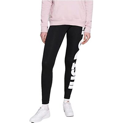 NIKE Damen W Nsw Essntl Gx Hr Lggng Jdi Leggings, Black/White, M EU NIKE Damen W Nsw Essntl Gx Hr Lggng Jdi Leggings, Black/White, M EU