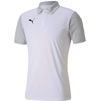 Puma Herren, teamGOAL 23 Sideline Polo Poloshirt, White-Gray Violet, L Puma Herren, teamGOAL 23 Sideline Polo Poloshirt, White-Gray Violet, L