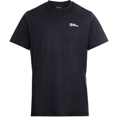 Jack Wolfskin Herren Essential M T-Shirt, Dark Navy/Grey, XL EU Jack Wolfskin Herren Essential M T-Shirt, Dark Navy/Grey, XL EU