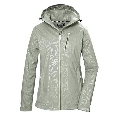 Killtec Damen Softshelljacke/Outdoorjacke mit abzippbarer Kapuze KOS 122 WMN SFTSHLL JCKT FLORAL, helles salbei, 48, 42846-000 Killtec Damen Softshelljacke/Outdoorjacke mit abzippbarer Kapuze KOS 122 WMN SFTSHLL JCKT FLORAL, helles salbei, 48, 42846-000