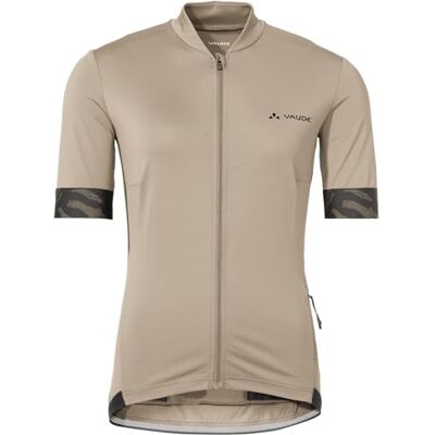 VAUDE Women's Kuro FZ Tricot II, Damen Radtrikot, Passform: Slim fit, Linen, 42 VAUDE Women's Kuro FZ Tricot II, Damen Radtrikot, Passform: Slim fit, Linen, 42
