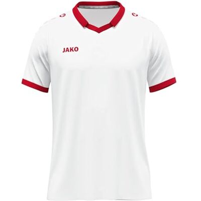 JAKO Unisex Trikot Glory, Kurzarm, weiß/rot, XXL JAKO Unisex Trikot Glory, Kurzarm, weiß/rot, XXL