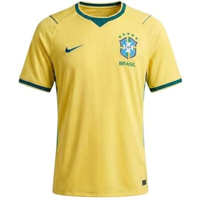 NIKE Brasilien Heimtrikot Herren XXL – Brazil National Team Fußball Trikot – WM 2026 World Cup Fan Jersey NK Dri-FIT Stadium Shirt, Canary/Light Menta/Geode Teal NIKE Brasilien Heimtrikot Herren XXL – Brazil National Team Fußball Trikot – WM 2026 World Cup Fan Jersey NK Dri-FIT Stadium Shirt, Canary/Light Menta/Geode Teal