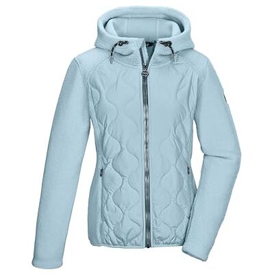 Killtec Damen Fleecejacke/Hybridjacke mit Kapuze KSW 108 WMN FLC JCKT, hell eisblau, 38, 43613-000 Killtec Damen Fleecejacke/Hybridjacke mit Kapuze KSW 108 WMN FLC JCKT, hell eisblau, 38, 43613-000