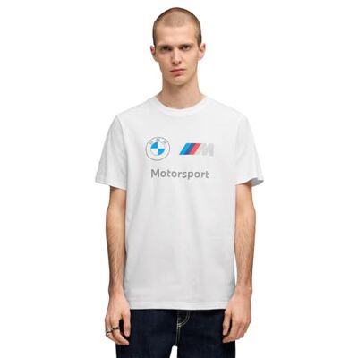 Puma Herren BMW M Motorsport Essentials T-Shirt XXL, White Puma Herren BMW M Motorsport Essentials T-Shirt XXL, White