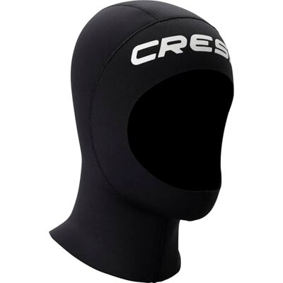 Cressi Resilient Hood 3mm 2XL Unisex Kopfhauben aus 3 mm dickem doppelt gefüttertem Neopren, ideal zum Tauchen, Schnorcheln und Wassersport, Schwarz, 2XL Cressi Resilient Hood 3mm 2XL Unisex Kopfhauben aus 3 mm dickem doppelt gefüttertem Neopren, ideal zum Tauchen, Schnorcheln und Wassersport, Schwarz, 2XL
