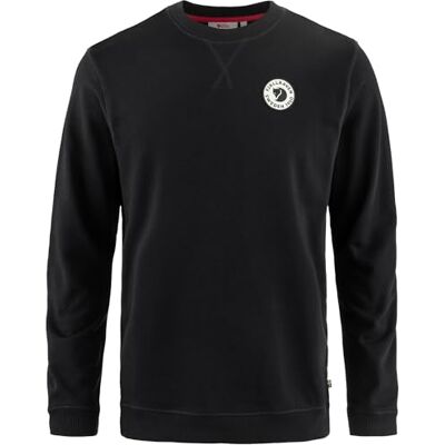 Fjällräven Herren 1960 Logo Badge Sweatshirt, Black, S Fjällräven Herren 1960 Logo Badge Sweatshirt, Black, S