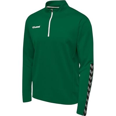 hummel Herren Authentic Half Zip Sweatshirt, EverGreen, 2XL hummel Herren Authentic Half Zip Sweatshirt, EverGreen, 2XL