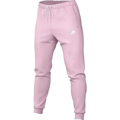 NIKE Herren M Nk Club Bb Jogger Jogging Pants, Pink Foam/Pink Foam/White, S EU NIKE Herren M Nk Club Bb Jogger Jogging Pants, Pink Foam/Pink Foam/White, S EU