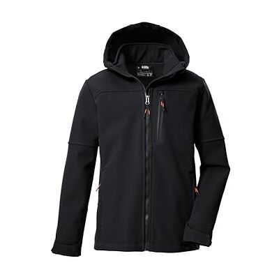 Killtec Jungen Softshelljacke mit Kapuze KOW 226 BYS SFTSHLL JCKT, schwarz, 140, 43515-000 Killtec Jungen Softshelljacke mit Kapuze KOW 226 BYS SFTSHLL JCKT, schwarz, 140, 43515-000