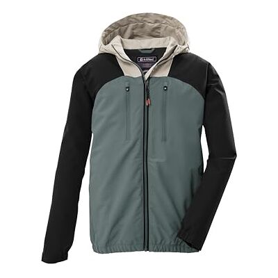 Killtec Jungen Funktionsjacke/Outdoorjacke wasserdicht mit Kapuze und Rückenventilation KOS 148 BYS JCKT, naturgrün, 176, 44093-000 Killtec Jungen Funktionsjacke/Outdoorjacke wasserdicht mit Kapuze und Rückenventilation KOS 148 BYS JCKT, naturgrün, 176, 44093-000