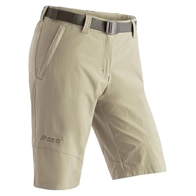 Maier Sports Lawa, Kurze Damen Wanderhose, Wasserabweisende Bermuda für Trekking und Hiking, PFC-frei, mSTRETCH pro 4 & Dryprotec, Beige, 46 (W38/L32) Maier Sports Lawa, Kurze Damen Wanderhose, Wasserabweisende Bermuda für Trekking und Hiking, PFC-frei, mSTRETCH pro 4 & Dryprotec, Beige, 46 (W38/L32)