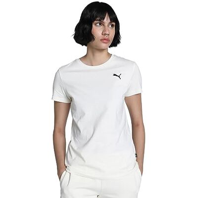Puma Damen Better Essentials T-Shirt Hemd, beige, L Puma Damen Better Essentials T-Shirt Hemd, beige, L