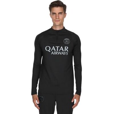 NIKE Paris Saint-Germain Strike Se Jordan Dri-Fitdri-Fit Fußball-Drill-Oberteil Für Herren, Off Noir/Off Noir/Particle Grey, IB3646-045, L NIKE Paris Saint-Germain Strike Se Jordan Dri-Fitdri-Fit Fußball-Drill-Oberteil Für Herren, Off Noir/Off Noir/Particle Grey, IB3646-045, L